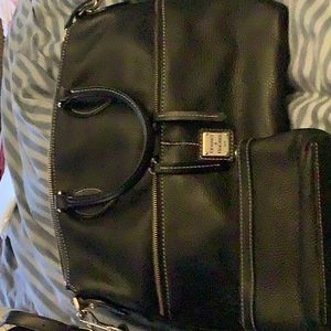 Dooney and Bourke purse and cosmetic bag